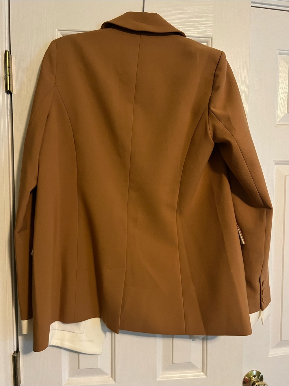 Favorite Daughter Cognac Blazer with White Trim - NEVER WORN - Picture 2 of 2